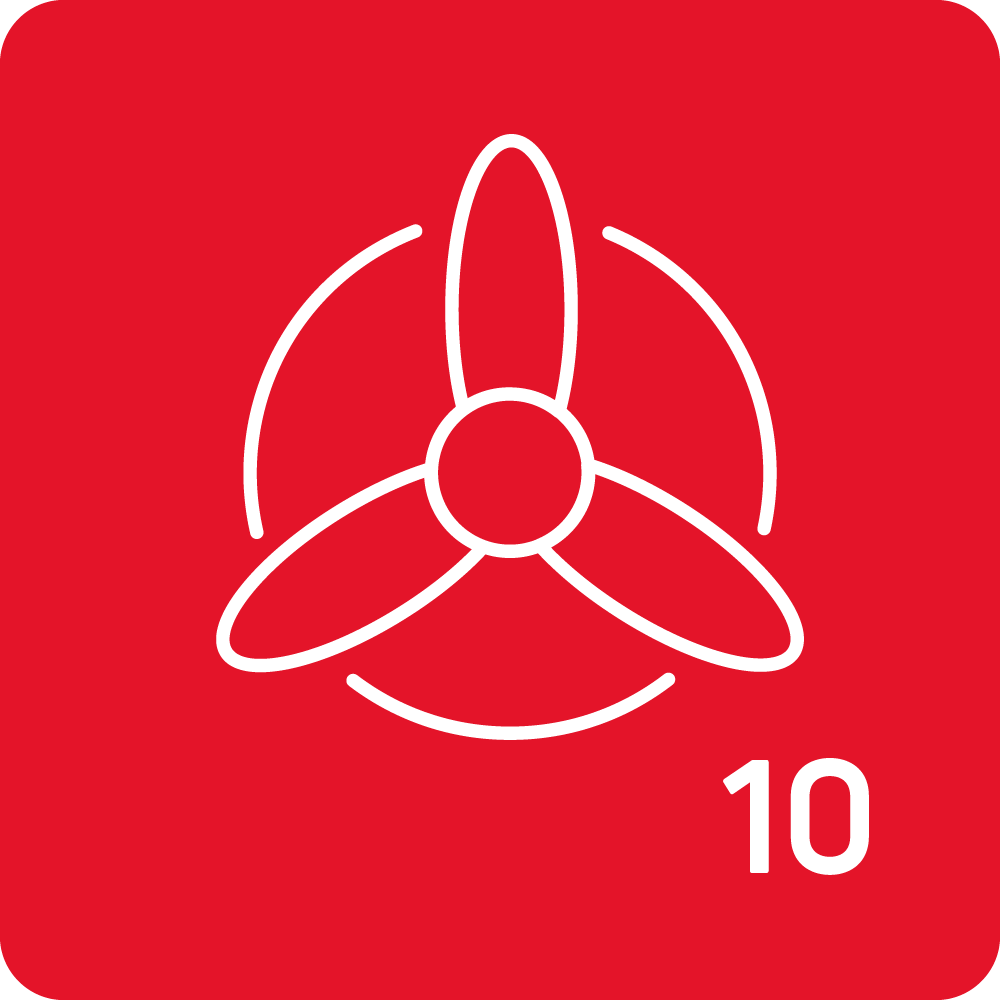 Number of fan speeds: 10