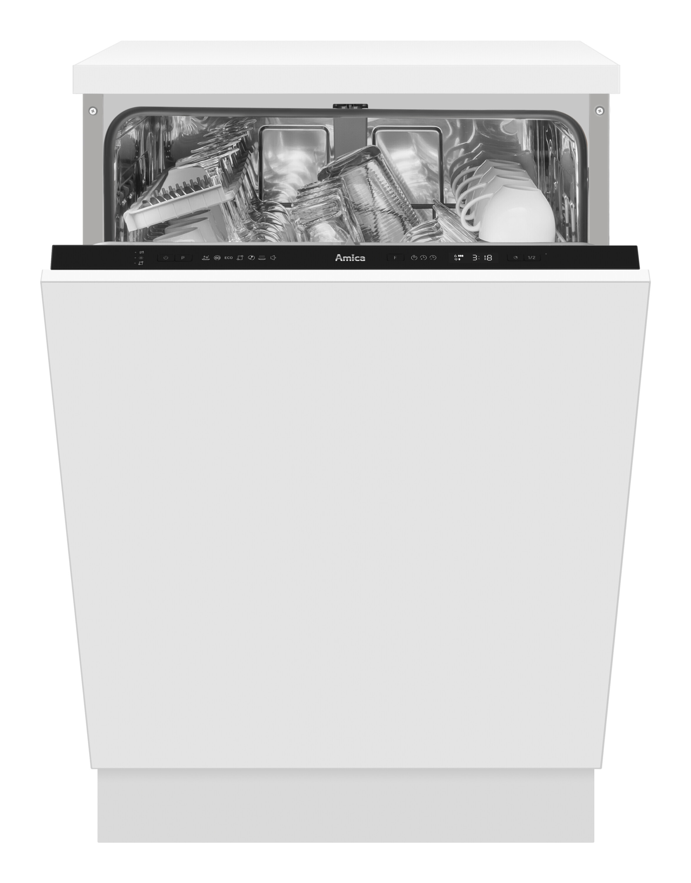 amica integrated dishwasher